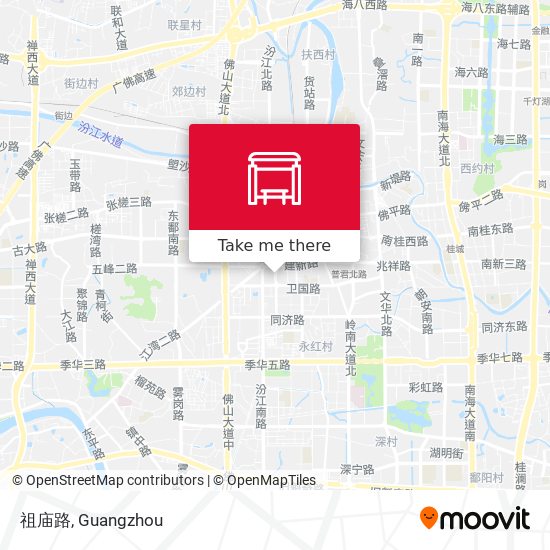 祖庙路 map