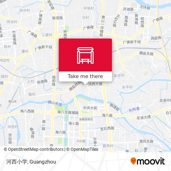 河西小学 map