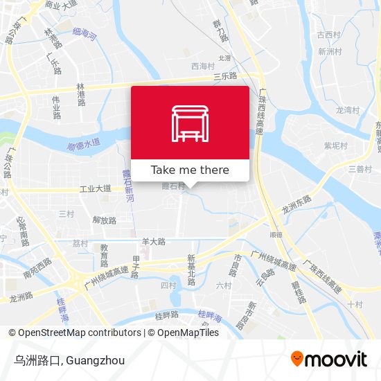 乌洲路口 map