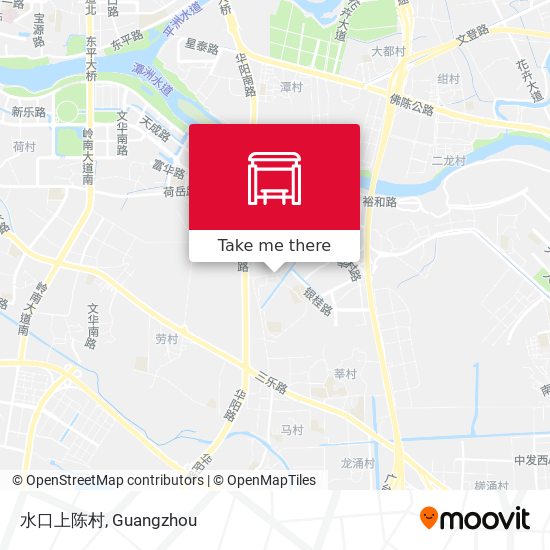 水口上陈村 map