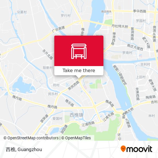 西樵 map