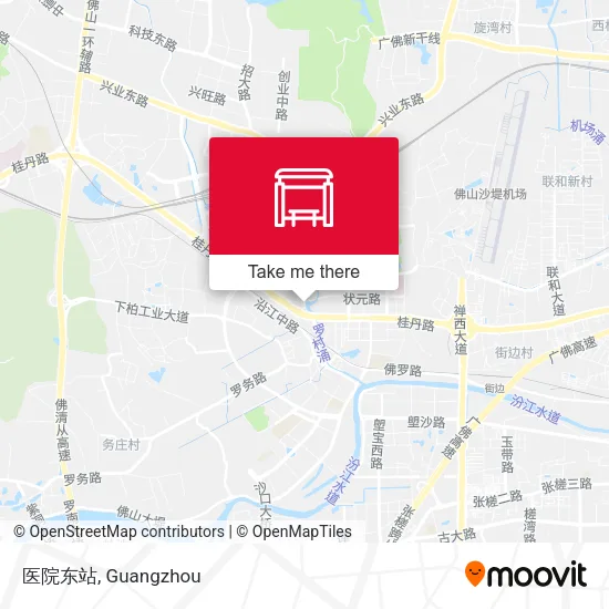 医院东站 map