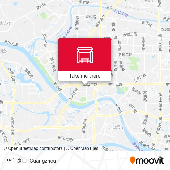 华宝路口 map