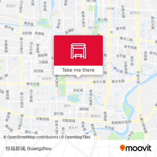 恒福新城 map