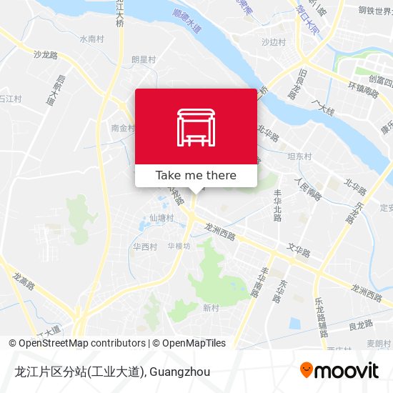 龙江片区分站(工业大道) map