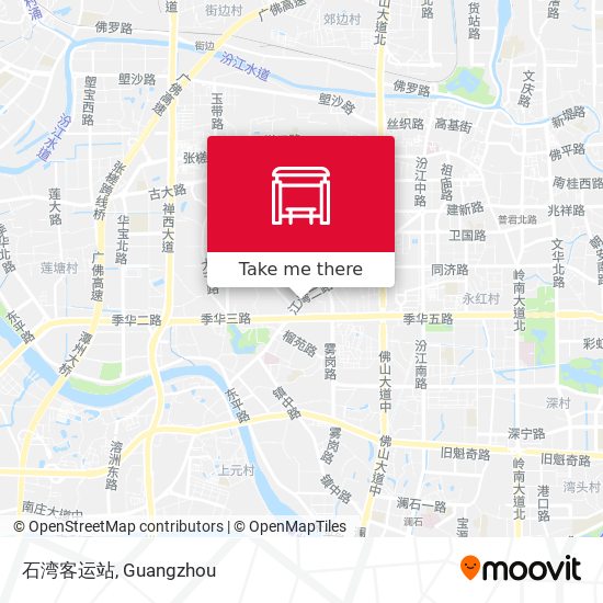 石湾客运站 map