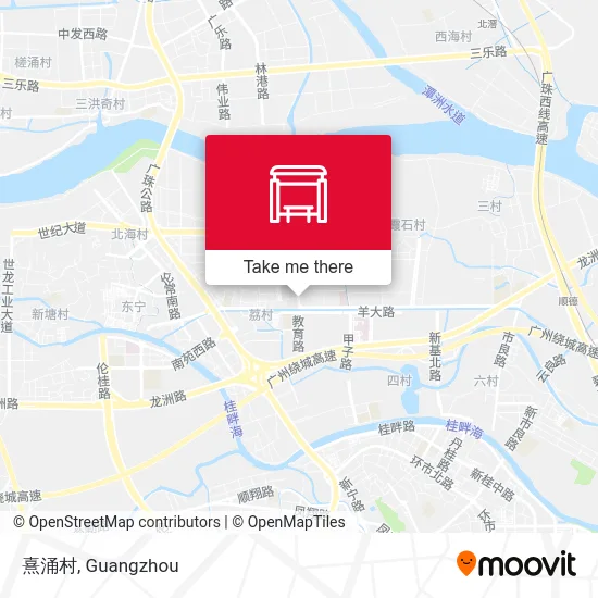 熹涌村 map