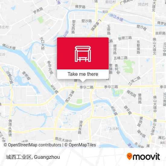 城西工业区 map