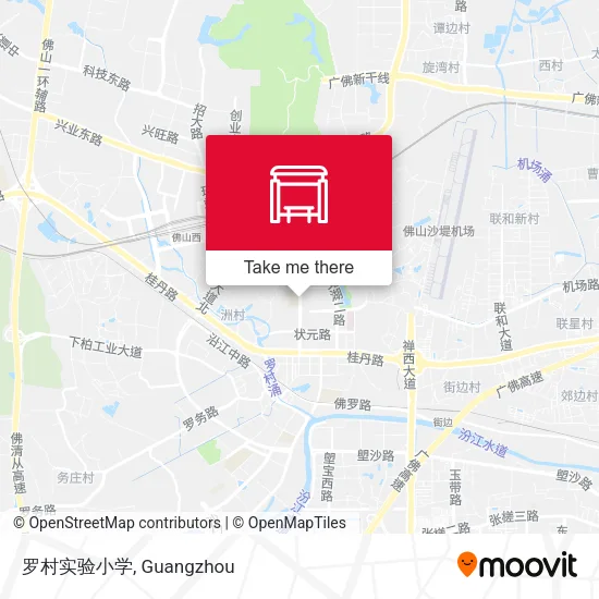 罗村实验小学 map