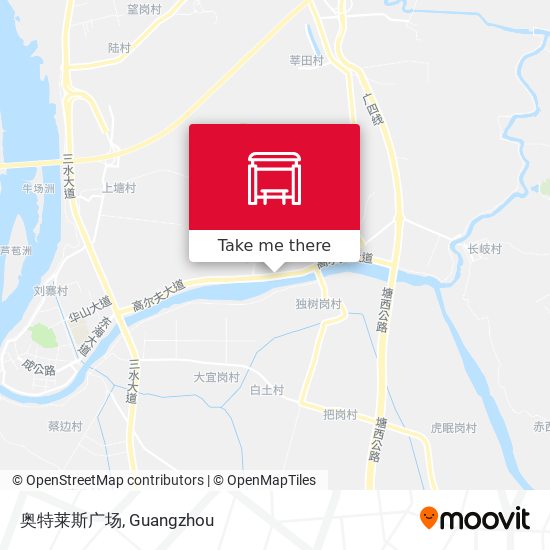 奥特莱斯广场 map