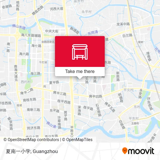 夏南一小学 map