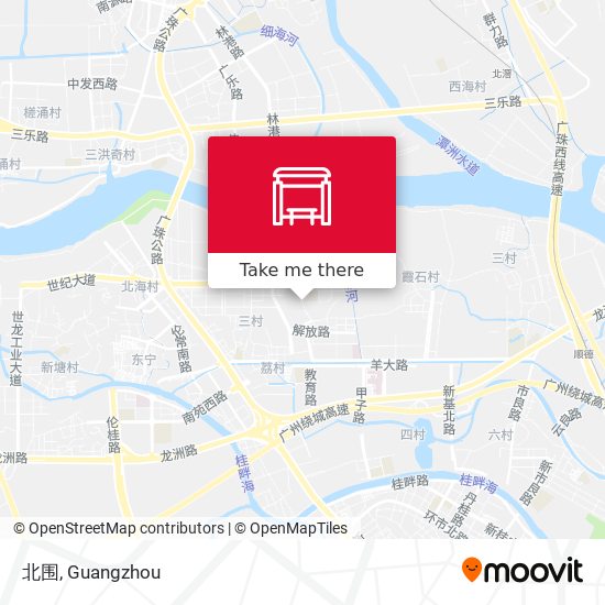北围 map