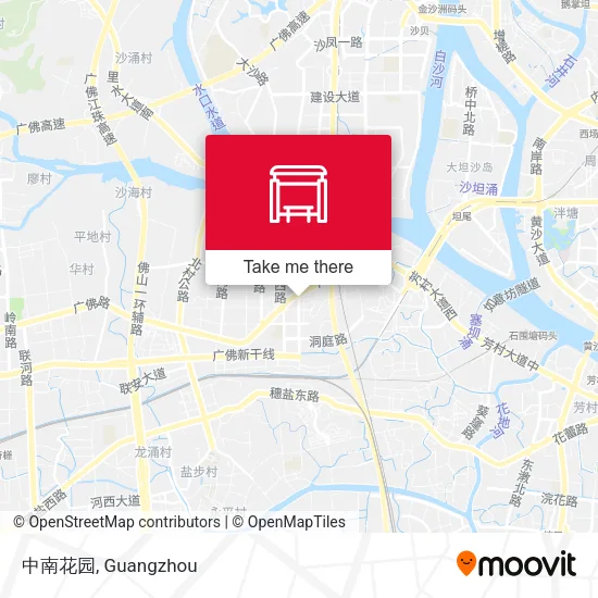 中南花园 map