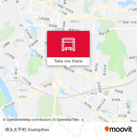 塘头太平村 map