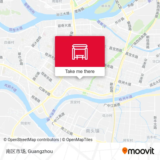南区市场 map