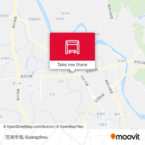 范湖市场 map