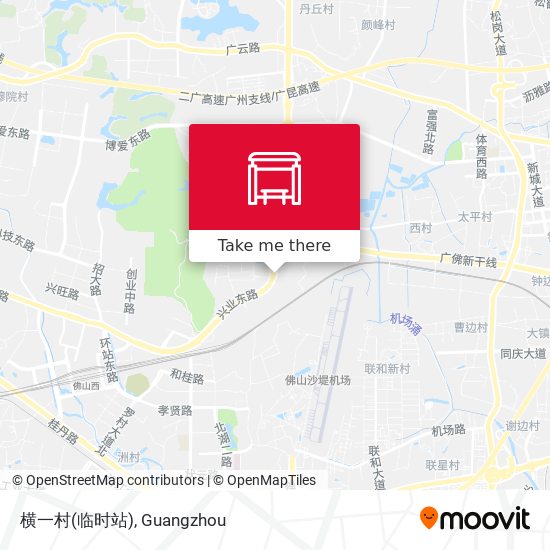 横一村(临时站) map