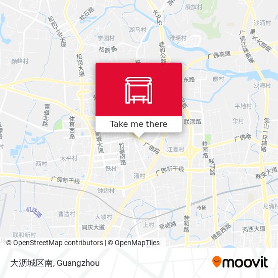 大沥城区南 map