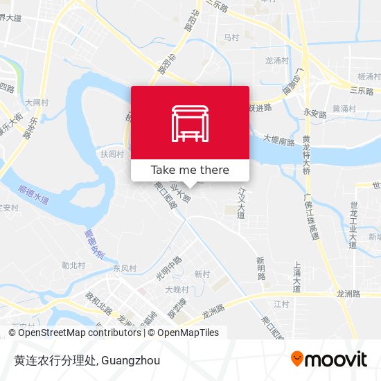 黄连农行分理处 map