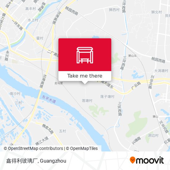 鑫得利玻璃厂 map