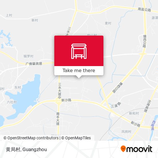 黄局村 map