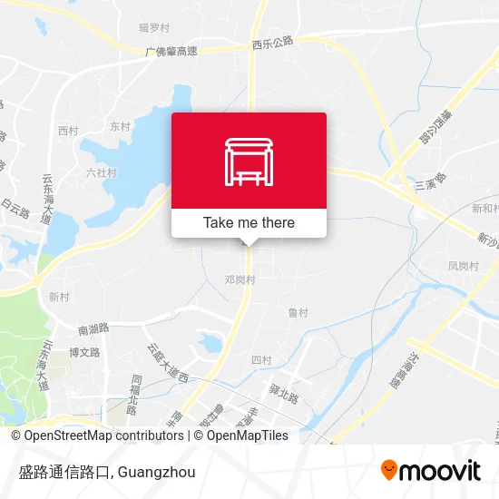 盛路通信路口 map