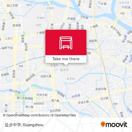盐步中学 map