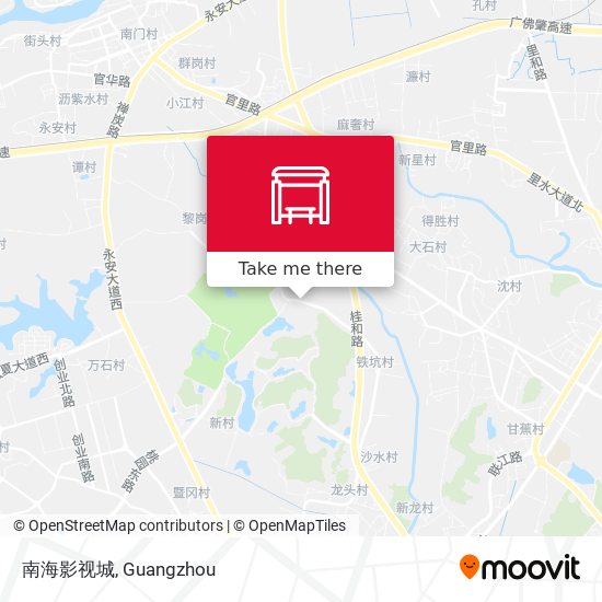 南海影视城 map