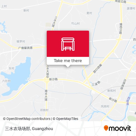 三水农场场部 map