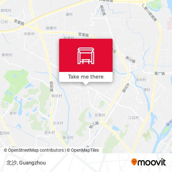 北沙 map