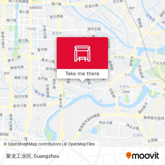 聚龙工业区 map