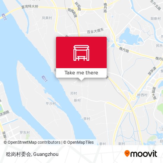 稔岗村委会 map