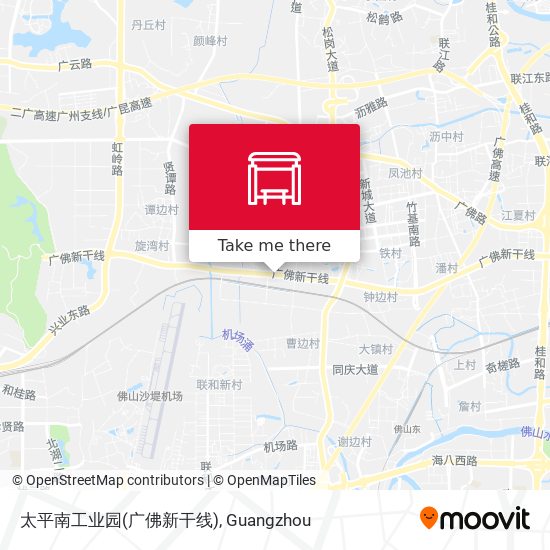 太平南工业园(广佛新干线) map
