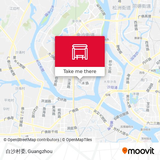白沙村委 map