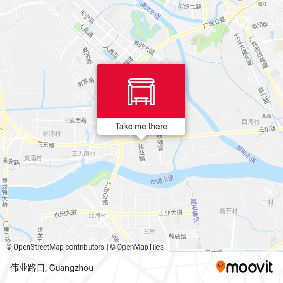 伟业路口 map