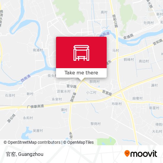 官窑 map