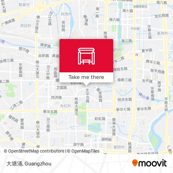 大塘涌 map