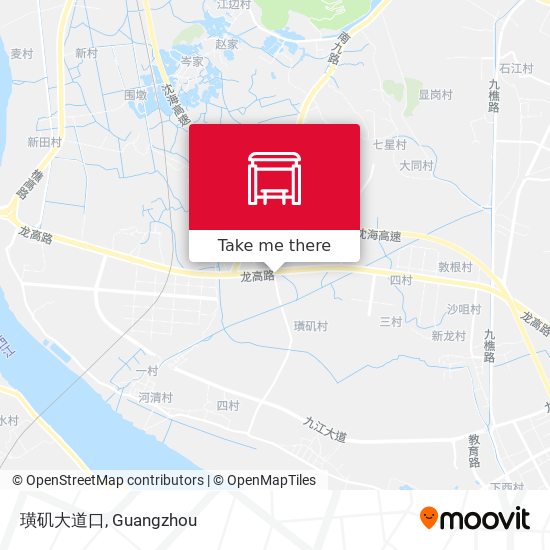 璜矶大道口 map