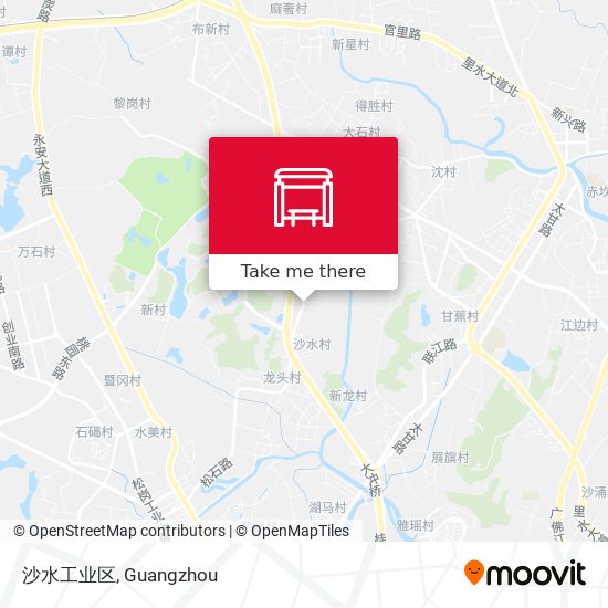 沙水工业区 map