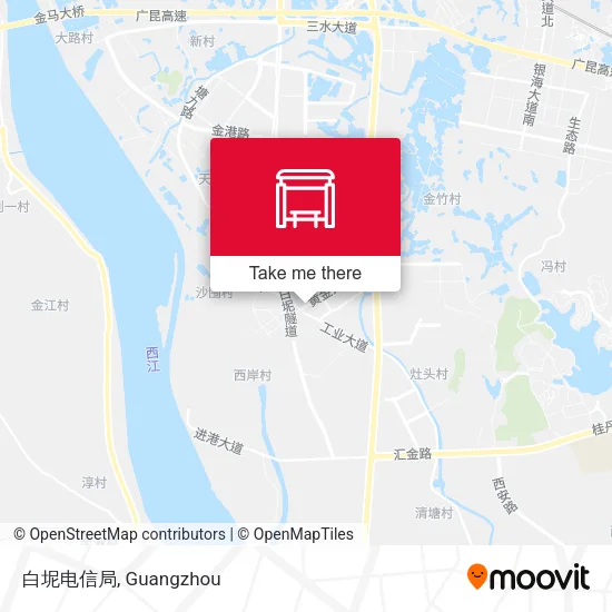 白坭电信局 map