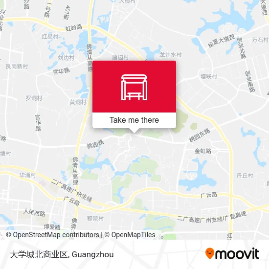 大学城北商业区 map