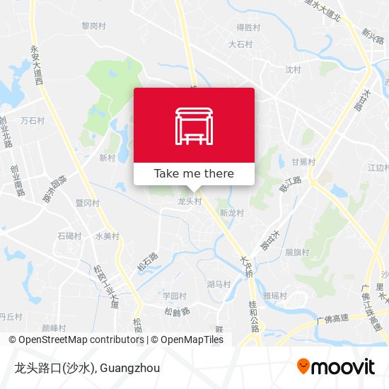 龙头路口(沙水) map