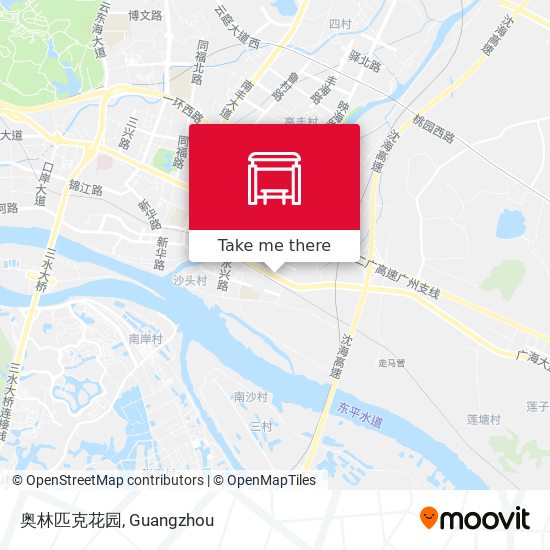 奥林匹克花园 map