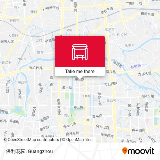 保利花园 map