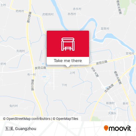 五溪 map