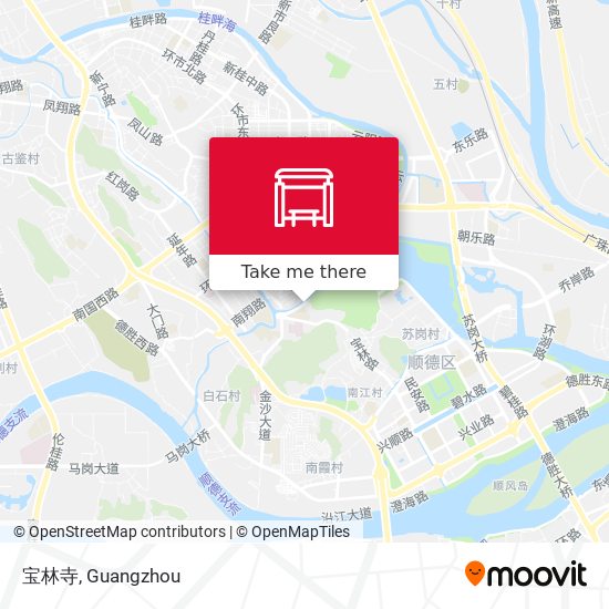 宝林寺 map