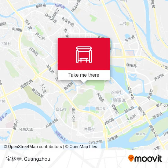 宝林寺 map