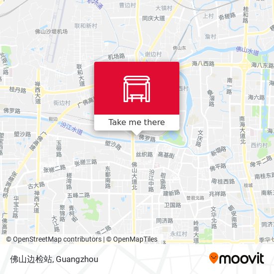 佛山边检站 map