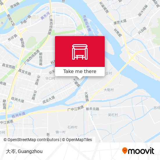 大岑 map
