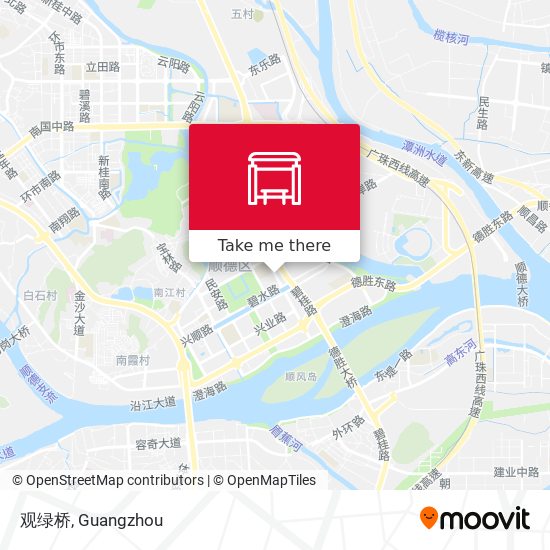 观绿桥 map